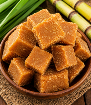 Premium Natural Jaggery Cubes | 100% Pure Sugarcane Gud Cubes   500 Gram